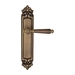 Дверная ручка Fratelli Cattini 'MARANI' на планке PL96 , матовая бронза