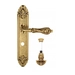 Дверная ручка Venezia 'MONTE CRISTO' на планке PL90, французское золото (wc-4)