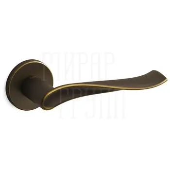 Дверная ручка на розетке Mandelli 'Spin' 731 матовая бронза