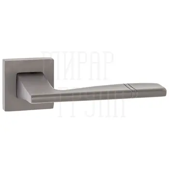 Дверные ручки Renz (Ренц) 'Риволи' INDH 72-03 на квадратной розетке никель супер матовый