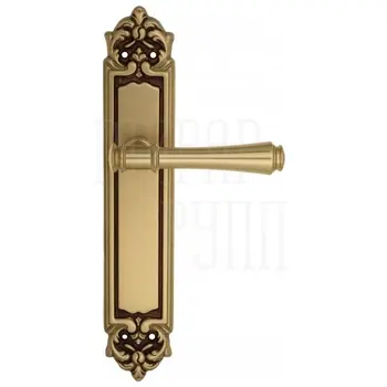 Дверная ручка Venezia 'CALLISTO' на планке PL96 французское золото