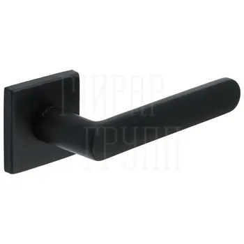 Дверная ручка Extreza Hi-Tech 'AQUA' (Аква) 113 на квадратной розетке R11 черный