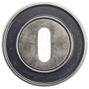 Накладка дверная под ключ Venezia D6 античное серебро