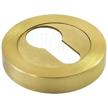 Накладки под цилиндр Morelli Luxury LUX-KH-R2 матовое золото