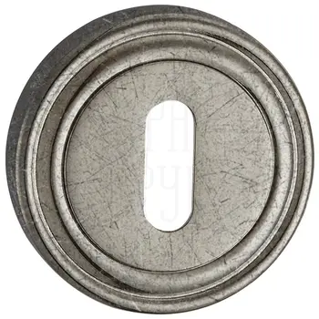Накладка под сувальдный ключ Renz INOB 16 античное серебро