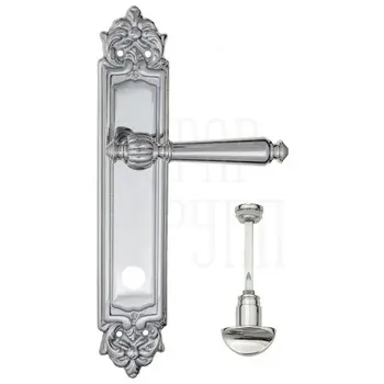 Дверная ручка Fratelli Cattini 'MARANI' на планке PL96 полированный хром (wc-2)