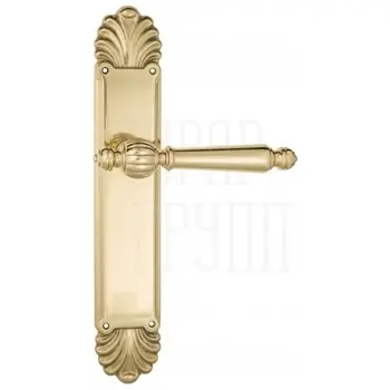 Дверная ручка Venezia 'PELLESTRINA' на планке PL87 полированная латунь