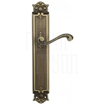 Дверная ручка Venezia 'VIVALDI' на планке PL97 матовая бронза