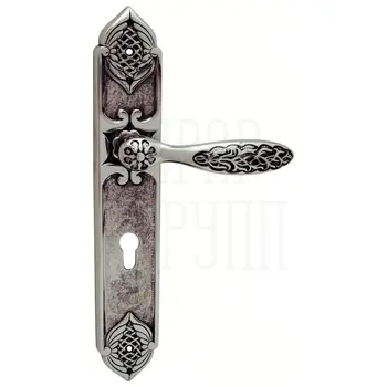 Дверная ручка на планке Class 'Shamira' 1060/1010 серебро 925 с чернением (CYL)