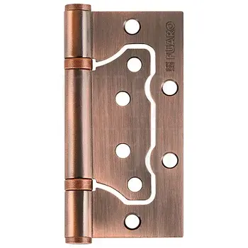 Петля Fuaro (Фуаро) универсальная без врезки IN4500W WAB (500-2BB 100x25) медь
