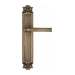 Дверная ручка Venezia "IMPERO" на планке PL97, матовая бронза