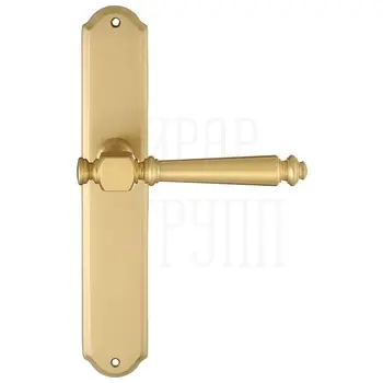Дверная ручка Extreza 'VERONIKA' (Вероника) 325 на планке PL01 матовое золото