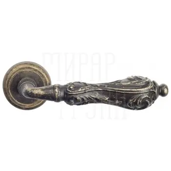 Дверная ручка на розетке Venezia 'MONTE CRISTO' D1 античная бронза