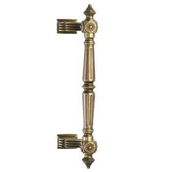 Дверная ручка-скоба Pasini 'Patrizio' (277/200 mm) матовая бронза