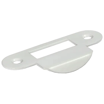 Ответная планка Morelli Innovation Z1 с изогнутым язычком для бесшумных замков белый