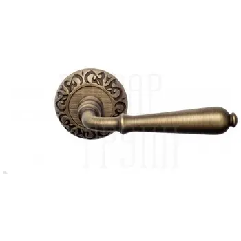 Дверная ручка на розетке Venezia 'CLASSIC' D4 матовая бронза