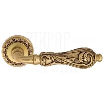 Дверная ручка на розетке Venezia 'MONTE CRISTO' D2 французское золото