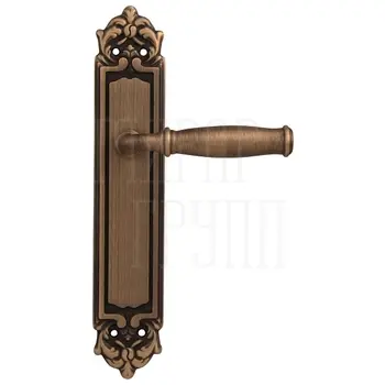 Дверная ручка на планке Melodia 266/229 'Isabel' матовая бронза