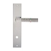 Дверная ручка Extreza Hi-Tech 'FIORE' (Фьоре) 110 на планке PL11, матовый хром (wc)