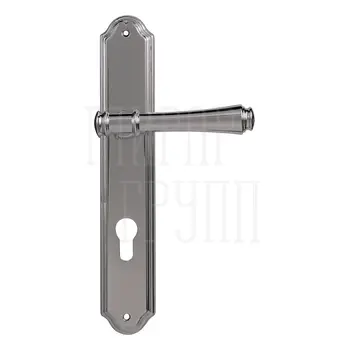 Дверная ручка на планке Melodia 245/230 'Tako' полированный хром (cyl)