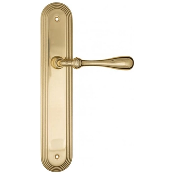 Дверная ручка Fratelli Cattini 'RETRO' на планке PL288 полированная латунь
