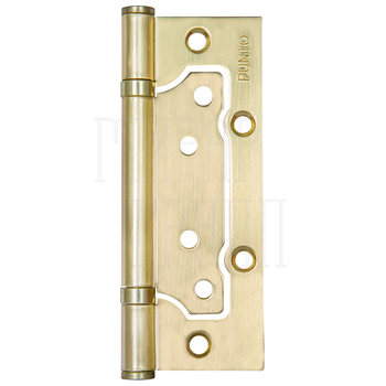 Петля Punto (Пунто) универсальная без врезки IN5200W (200-2B 125x25) матовое золото