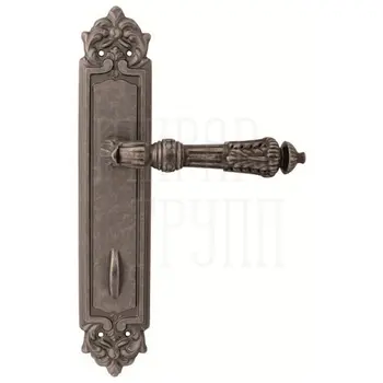 Дверная ручка на планке Melodia 292/229 'Samantha' античное серебро (wc)