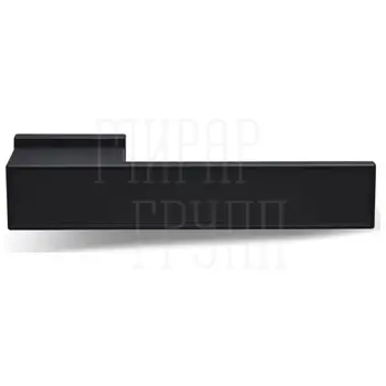 Дверная ручка Fratelli 'COSMO CAVITA' 6 на прямоугольной розетке черный