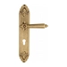 Дверная ручка Venezia 'CASTELLO' на планке PL90, французское золото (cyl)