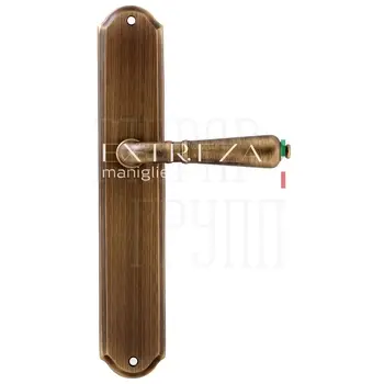 Дверная ручка Extreza 'PETRA' (Петра) 304 на планке PL01 матовая бронза
