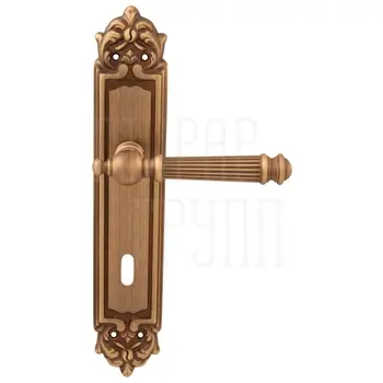 Дверная ручка на планке Melodia 102/229 'Veronica' матовая бронза (cab)