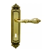 Дверная ручка на планке Melodia 229/229 'Libra', полированная латунь (key)