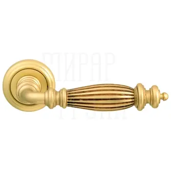 Дверная ручка на розетке Melodia 404 V 'Siena' французское золото