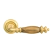 Дверная ручка на розетке Melodia 404 V 'Siena', французское золото
