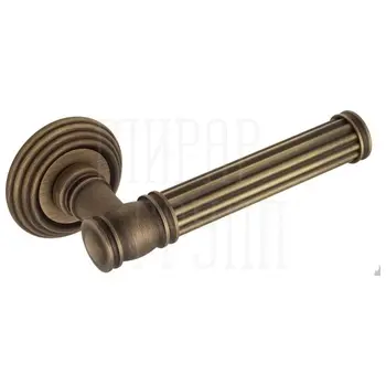 Дверная ручка на розетке Venezia 'IMPERO' D8 матовая бронза