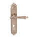 Дверная ручка на планке Melodia 235/229 "Mirella", серебро (key)