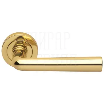 Дверные ручки на розетке Morelli Luxury 'Idro' золото