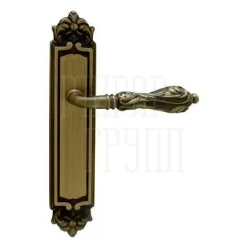 Дверная ручка на планке Melodia 229/229 'Libra' матовая бронза