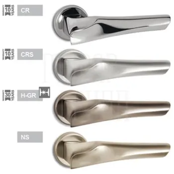 Дверная ручка на розетке Salice Paolo 'Anatomica' 4870 SQ другие цвета