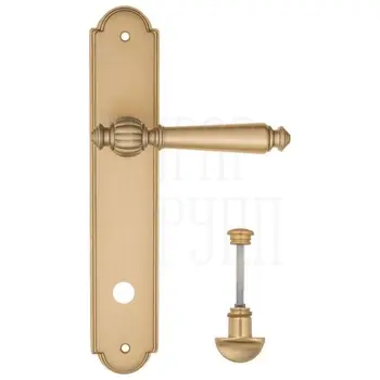 Дверная ручка Fratelli Cattini 'MARANI' на планке PL257 матовая латунь (wc-2)