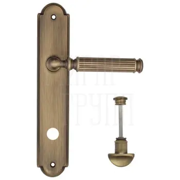 Дверная ручка Fratelli Cattini 'ENCIA' на планке PL257 матовая бронза (wc-2)