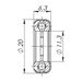 Подшипник к приварной петле Fuaro T1/141-20, схема