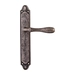 Дверная ручка на планке Melodia 294/158 "Beta", античное серебро