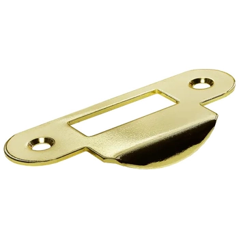 Ответная планка Morelli Innovation Z1 с изогнутым язычком для бесшумных замков золото