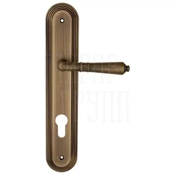 Дверная ручка Fratelli Cattini 'TOSCANA' на планке PL288 матовая бронза (cyl)