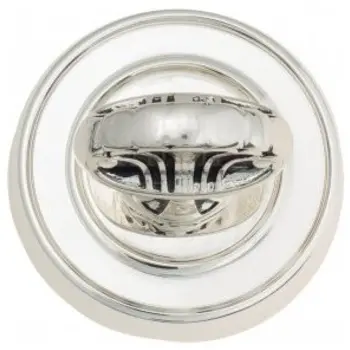 Фиксатор поворотный Venezia WC-4 D6 натуральное серебро