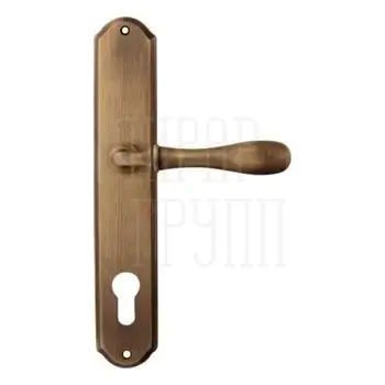 Дверная ручка на планке Melodia 294/131 'Beta' матовая бронза (cyl)