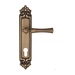 Дверная ручка Fratelli Cattini "FOGGIA" на планке PL96 , матовая бронза (cyl)