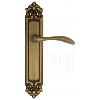 Дверная ручка Venezia 'ALESSANDRA' на планке PL96 матовая бронза