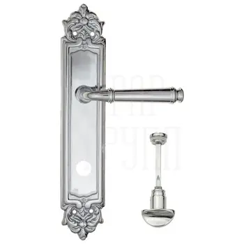 Дверная ручка Fratelli Cattini 'FARFALLA' на планке PL96 полированный хром (wc-2)